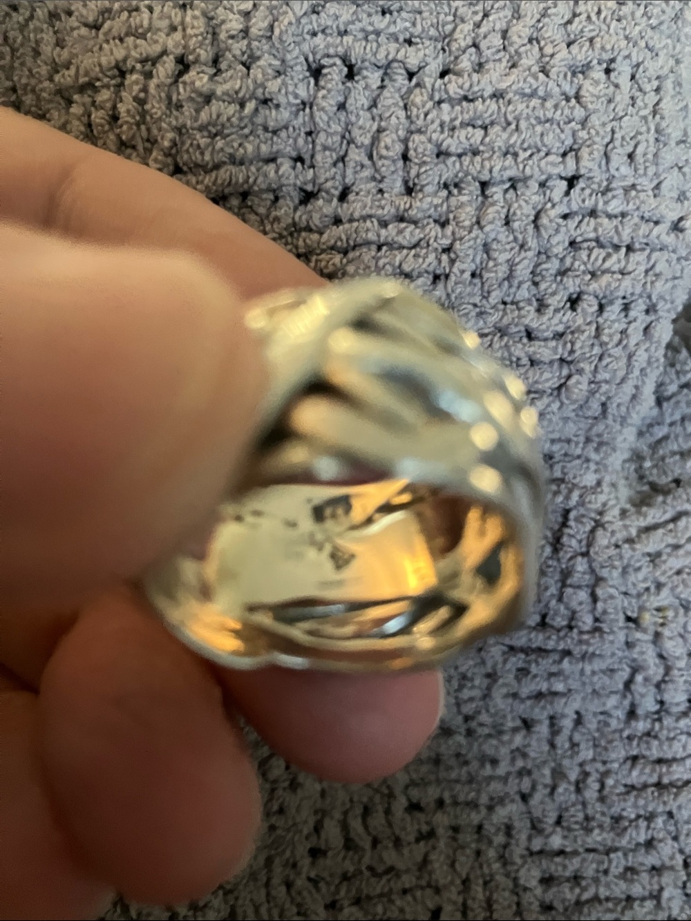 Silpada Silver Ring with Iridescent Moonstone - Picture 6 of 13